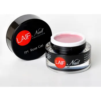 Umělé nehty Laif FM Rose stavební UV/LED gel 6-50ml 15ml: 15ml