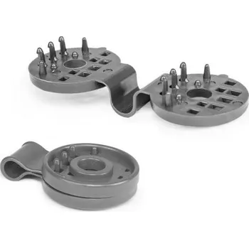 Bradas Bungee Cork upínací spona šedá 50 ks