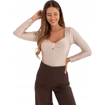 Dámská halenka Italy Moda halenka s dlouhým rukávem střih přiléhavá univerzální velikost