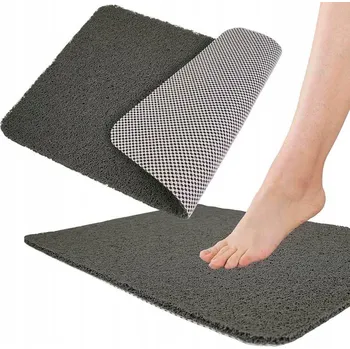 Protiskluzová podložka PROTISKLUZOVÁ PODLOŽKA DO SPRCHY 40x60 ŠEDÁ KOUPELNOVÁ DO VANY ODOLNÁ