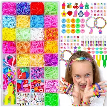kreativní sada XXL Sada Gumičky pro výrobu náramků 4400 ks