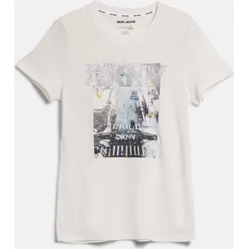 TRIČKO DKNY DKNY NEW YORK SNOW P IVORY