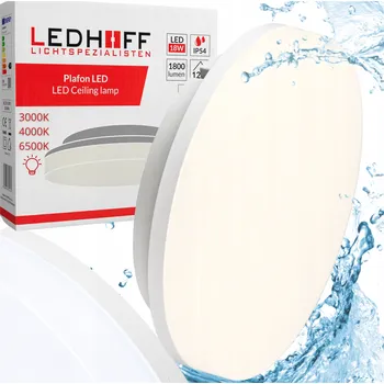 Kulatý Stropní Svítidlo Ledhoff 22 x 3,5 cm bílá