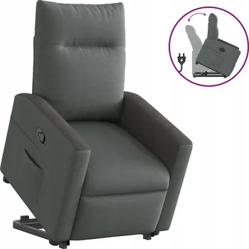 Křeslo Rozkládací křeslo VidaXL šedé