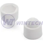 Krytka klobouková 6HR šroub M18/27, bílá Balení: 100 ks PBC1018027BP1