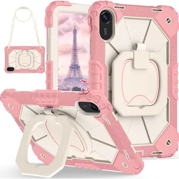 Pouzdro na mobilní telefon Outdoorový Odolný Obal Pro Xiaomi Redmi Pad 2 (11″) – Ochranný Kryt Barva: Bílo Růžová