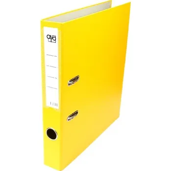 AURO Pořadač A4 50 mm, žlutý