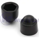 Krytka klobouková 6HR šroub M24/36,černá Balení: 100 ks PBC1024036CP1