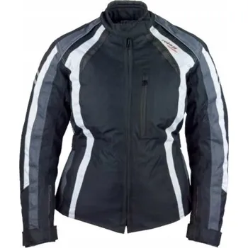 Moto bunda ROLEFF TEXTILNÍ DÁMSKÁ BUNDA (LADY) ČERNÁ/ŠEDÁ/BÍLÁ VELIKOST XXL