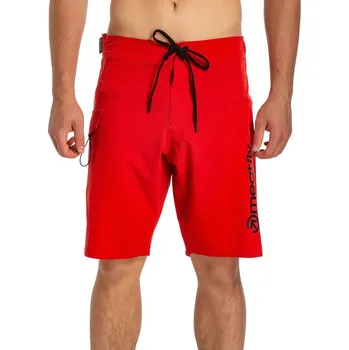 Pánské plavky Meatfly pánské plavky Mitch Boardshorts 21" Red | Černá | Velikost XXL