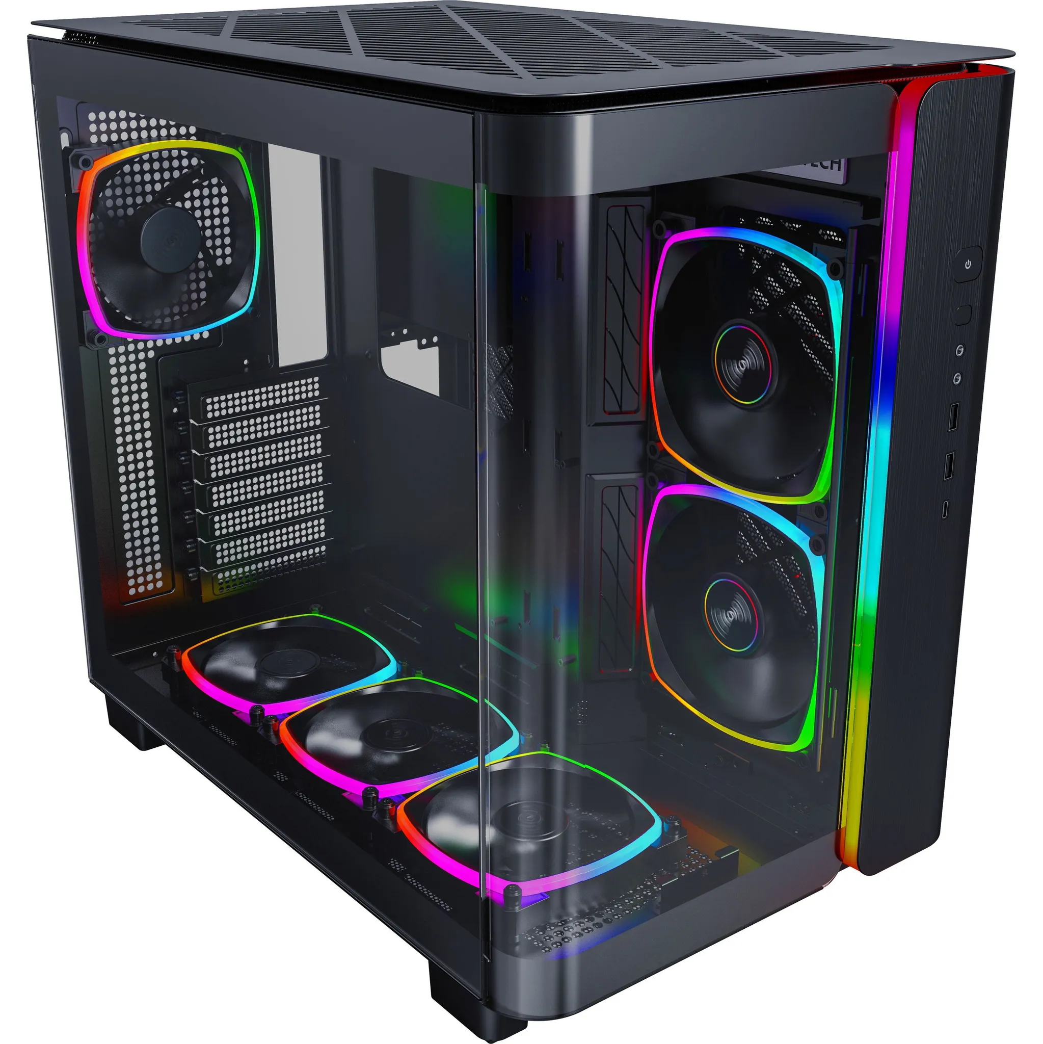 Fotografie 2 - PC skříň MONTECH KING 95 PRO černá (KING95PROB)