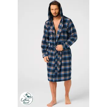 Dámské noční prádlo PÁNSKÝ ŽUPAN MGL 431 B25 tmavě modrá XL/XXL