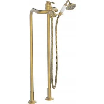 Vodovodní baterie Volně stojící vanová baterie Tres Clasic-Tres zlatá