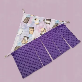 Rohová voděodolná houpací síť pro morče, hlodavce, vzor s morčaty