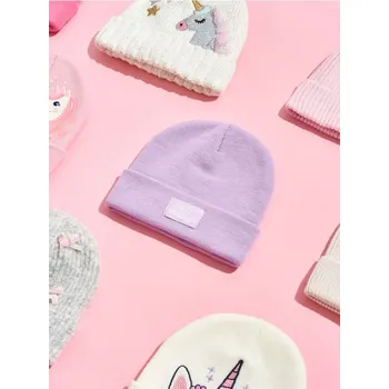 Čepice Sinsay - Čepice s nášivkou - levandulová - 085FU-04X - 085FU-04X-M