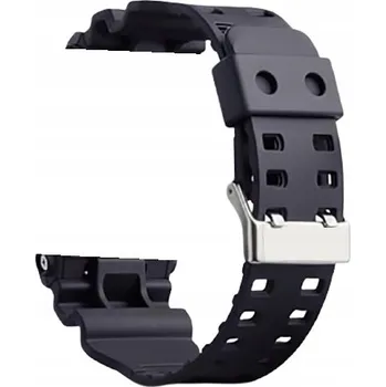 Řemínek na hodinky NÁHRADNÍ ŘEMÍNEK PRO HODINKY CASIO G-SHOCK GA-100 GA-110 GA-120 GA-300 ČERNÝ