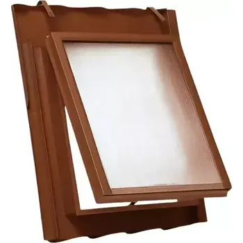 střešní výlez Střešní vikýř (výlez) pro Bramac Max - 50x60 cm, hnědá