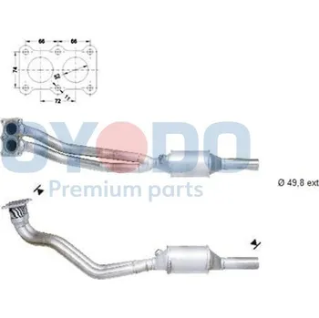 Katalyzátor Katalyzátor OYODO 10N0013-OYO