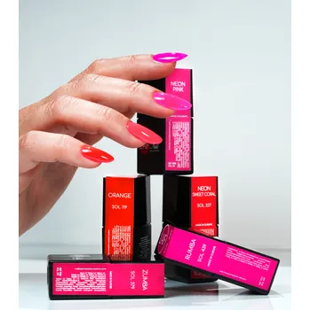 Umělé nehty Laif Sada UV/LED Gel lak - ''Neon Rossi'' 5*10ml