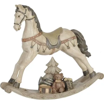 Clayre & Eef - Dekorativní figurka houpacího koníka 6PR0037
