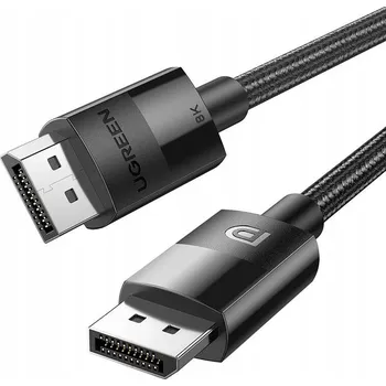 Video kabel UGREEN Video Kabel 2x DisplayPort DP 1.4 8K 60Hz HDR Opletený 3m