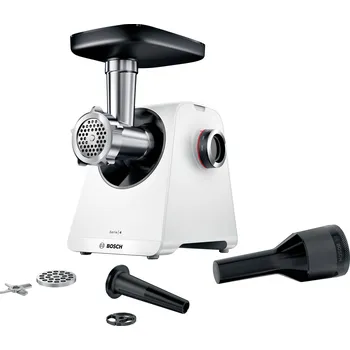 Kuchyňský mlýnek Bosch Multi Power Serie 4, 1900 Watt Blockierleistung MFWS420W mlýnek na maso 1300 W bílá