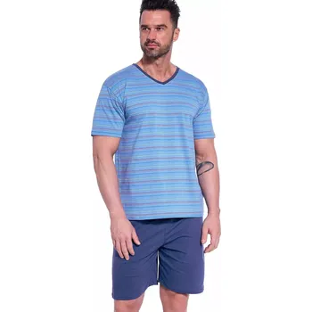 Pánské pyžamo Pánské pyžamo 330/42 Various plus - CORNETTE světle modrá 3XL