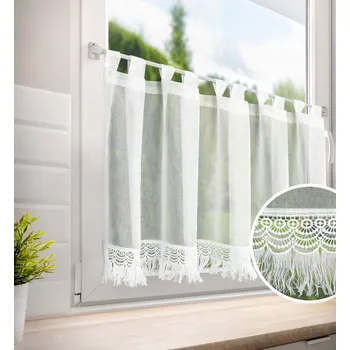 Záclona Dekorační krátká vitrážová záclona do kuchyně JORIKA 60x150 cm MyBestHome