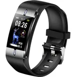 Chytrý náramek fitness fit Maxcom FW34 SILVER černý
