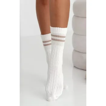 Pánské ponožky Ponožky Milena 1542-001 Braid 37-41 kaštanové 37-41