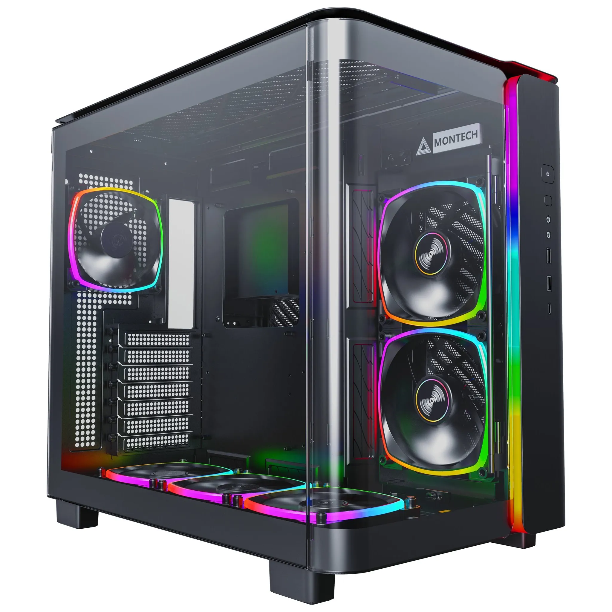 Fotografie 1 - PC skříň MONTECH KING 95 PRO černá (KING95PROB)