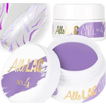 Přípravek na nehty Pasta na zdobení Art Gel AlleLac HEMA/Di-HEMA Free 5g Č. 4
