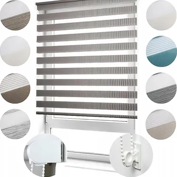 Roleta ROLETA DEN A NOC PREMIUM 112x240 CM VOLNĚ VISÍCÍ S NAPÍNACÍM MECHANISMEM