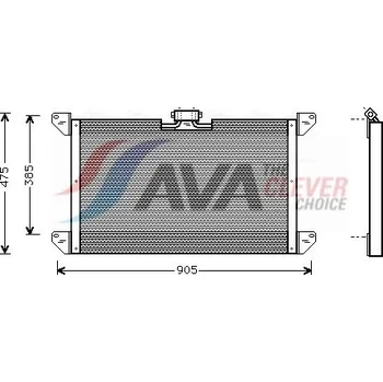 Výparník klimatizace Chladič klimatizace scania p 05.96- ava 40045002