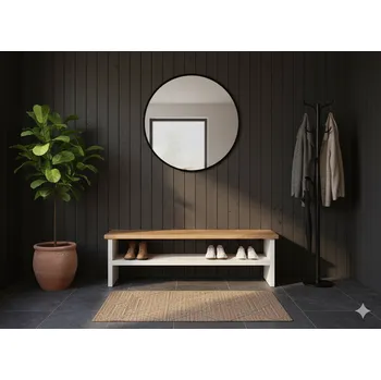 Botník Ntrid Botník/lavice Florida - dub/modřín Velikost: 100cm