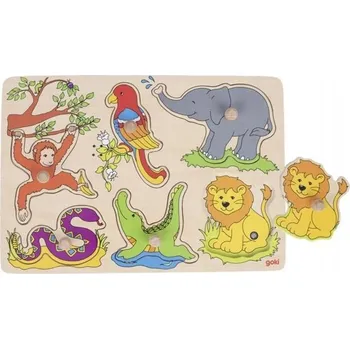 Puzzle Zvuková Puzzle - Divoká zvířata