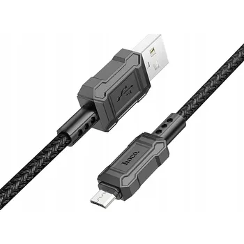 Datový kabel Kabel Hoco USB - microUSB typ B 1 m černý