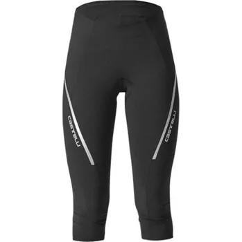 Cyklistické kalhoty Castelli Velocissima 3 3/4 cyklistické kalhoty Black/Silver S