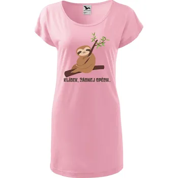 DOBRÝ TRIKO Dámské tričko/šaty Klídek Velikost: S, Barva: Růžová