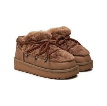 Dívčí sněhule Sněhule D.Franklin Nordic TRK Fur Low Bomb DFSH370011 Hnědá 36