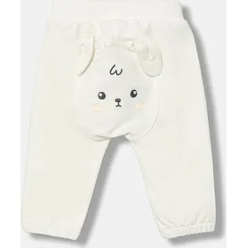 Kojenecké tepláky United Colors of Benetton 3MDSAF029.W.seasonal bílá 00X, vel. 82