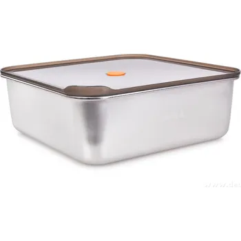 Dóza na potraviny GOURMET | nerezová hermetická dóza na potraviny se silikonovým těsněním | 4,8 L