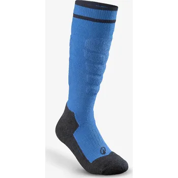 Pánské ponožky WEDZE Dětské lyžařské podkolenky hřejivé pohodlné 500 27/30 MODRÁ