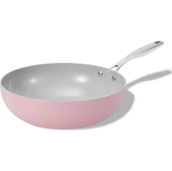 Pánev Elmich Nepřilnavá keramická Wok pánev Vital Ø 30 cm - růžová