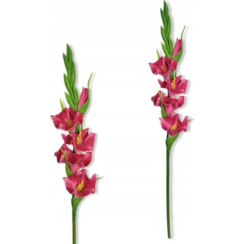 umělá květina Růžový mečík větvička z pěny 55 cm Umělé květy z pěny JAKO ŽIVÉ