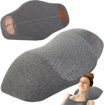 Polštář ORTOPEDICKÝ POLŠTÁŘ PRO SPANÍ POD KRK OPĚRKA PROFILOVANÁ PĚNA