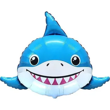 FLEXMETAL Balón foliový žralok - babyshark - 50 cm