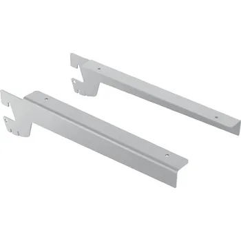 Prodejní regál Konzoly pod dřevěné police nastavitelné 300 mm (pár) - Wexta