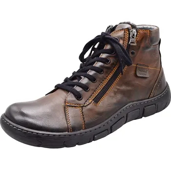 Pánská zimní obuv Pánská zimní kotníková obuv KACPER 3-1288 hnědá vel. 45