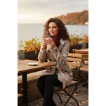 Glara Jarní/podzimní dámský trenčkot i pro plnoštíhlé 478531